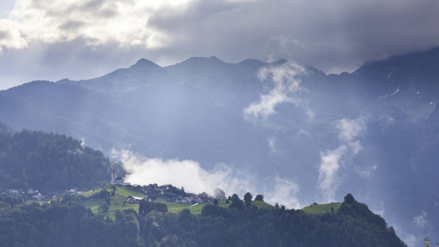 Tirol, Austria, Landscape, Sunlight, Wolken, Clouds, Alpen